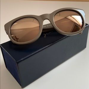 J Crew Tan Mirrored Sunglasses